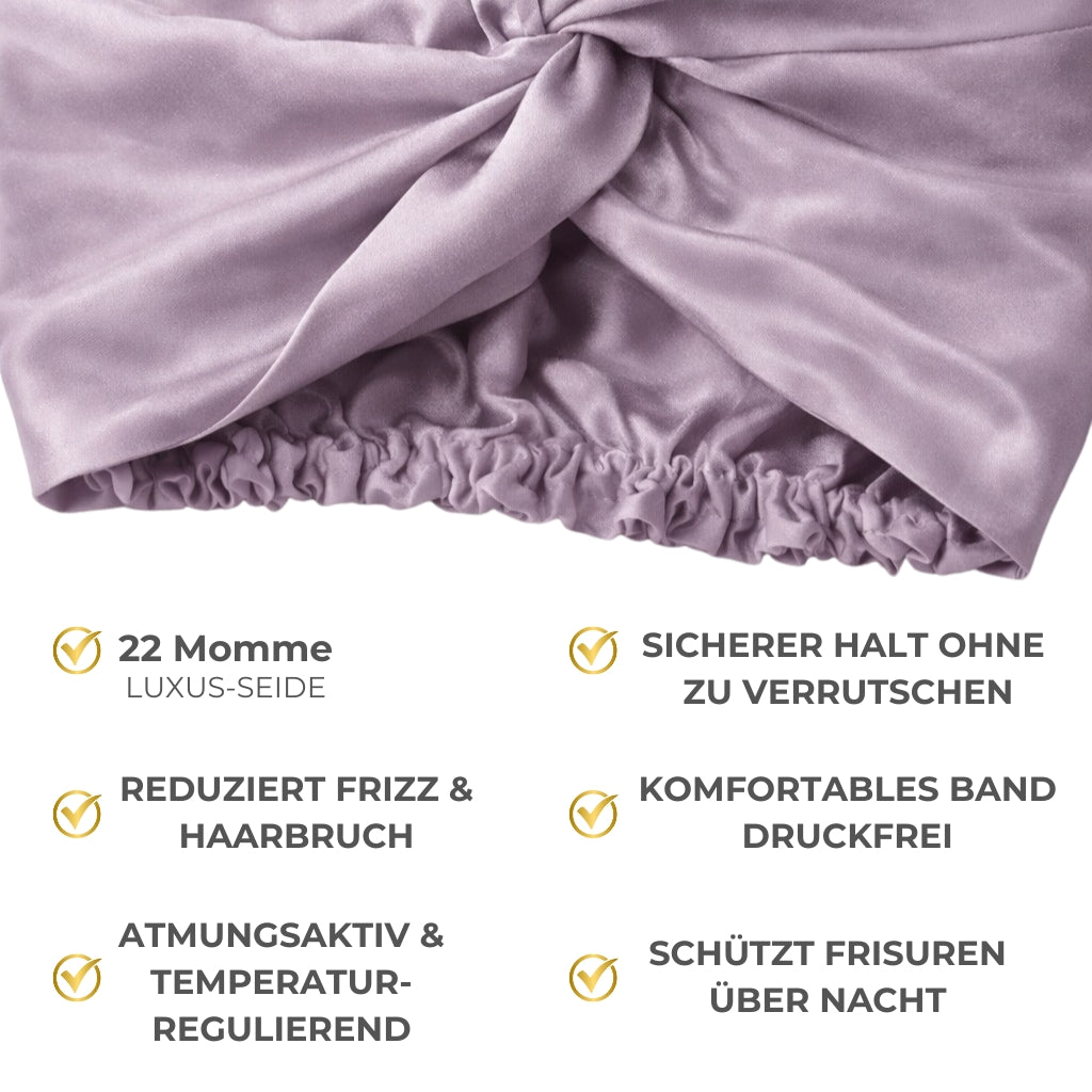 Seiden Schlafhaube Premium